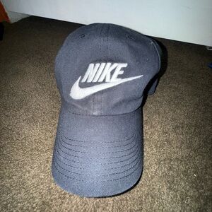 Nike Dark Gray Cap with White Logo